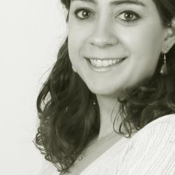 Black and white portrait photograph