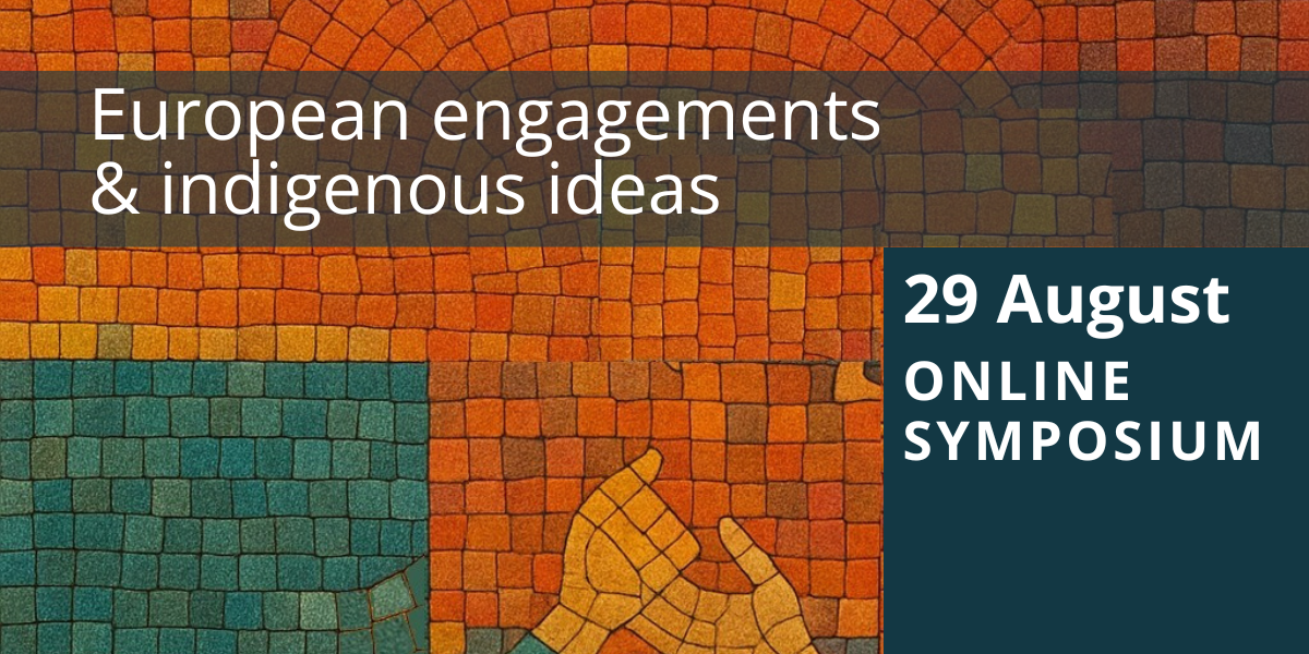 Mosaic-style image with hands