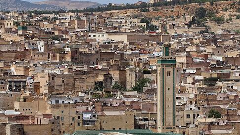 Rooftops of Fez, Morocco