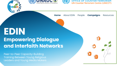 From the EDIN website, "Peer-to-peer capacity-building training between young religious leaders and young media makers"