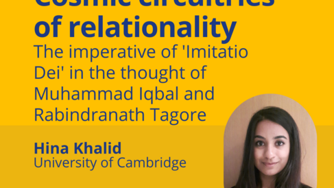 Hina Khalid (inset) with seminar title