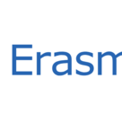 Erasmus+ logo with European Union starry flag