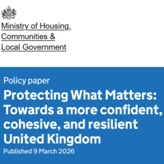 Protecting What Matters—9 March 2026 policy paper as published by the UK Ministry of Housing, Communities & Local Government