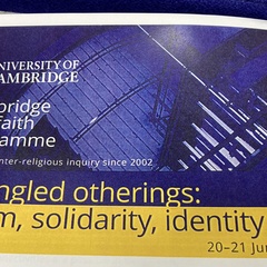 Photograph of a paper programme