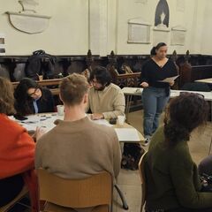 Lauryn sets the scene for groupwork