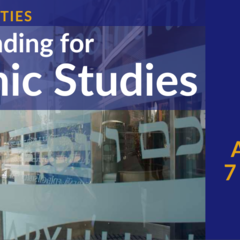 Background image shows entrance to Faculty of Divinity, apply by 7 February 2025 