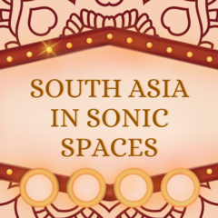 A glinting border & henna-like design surrounds the event title