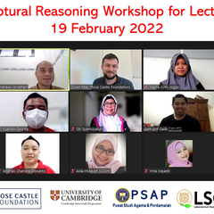 Gallery view of participants in the workshop