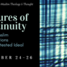 Conference header featuring a piece of cloth worn by time