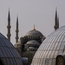 Dome and towers of an Ottoman-era mosque.