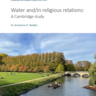 Report cover with title and feature image with river