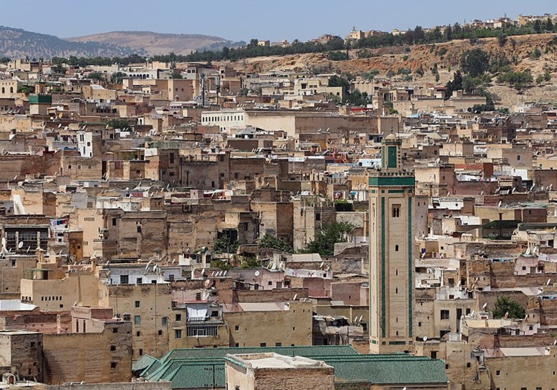 Rooftops of Fez, Morocco
