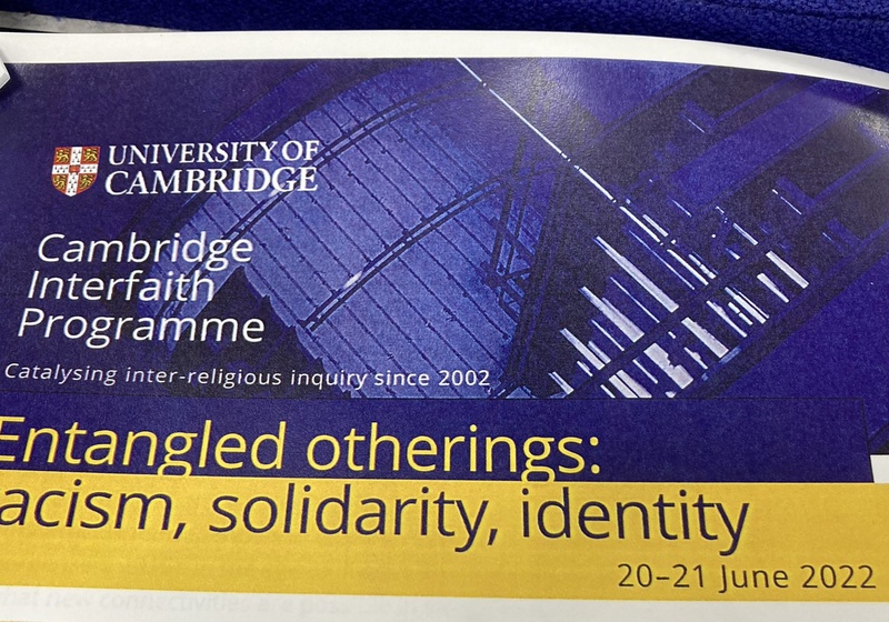 Photograph of a paper programme