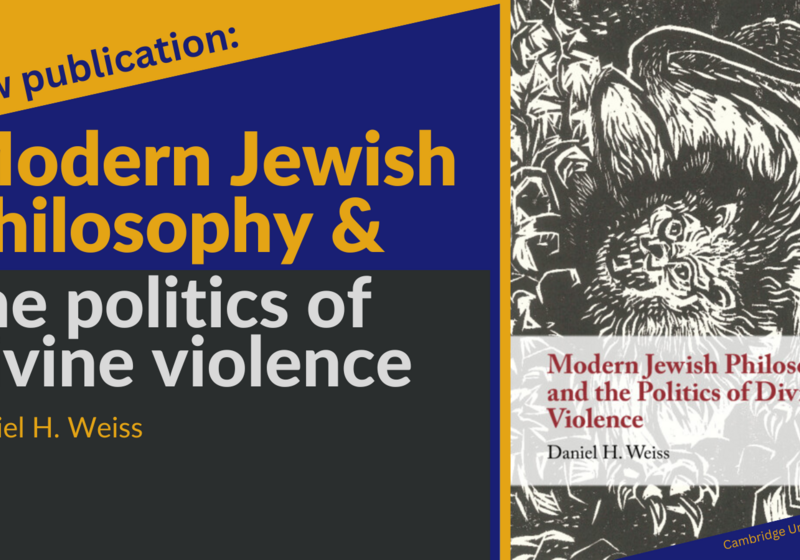 Announcing 'New publication' with book cover - cover features black and white image of snarling lion