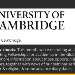 Opening section from January eNews, with logos and greeting--New year, new shoots.
