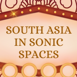 A glinting border & henna-like design surrounds the event title