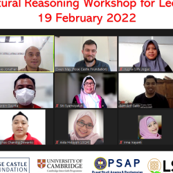 Gallery view of participants in the workshop