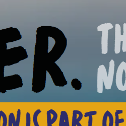 Banner with words "Water. There is not enough. What if religion is part of the solution?"