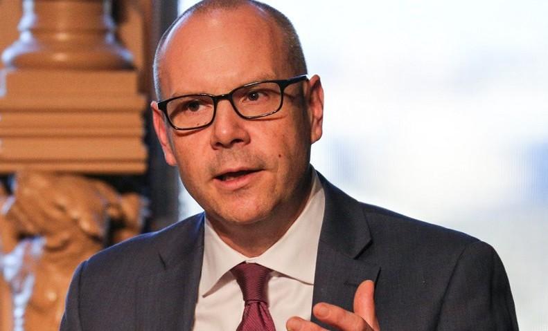Peter Mandaville - photograph courtesy of PM (2025) Peter Mandaville, hand raised in gesture