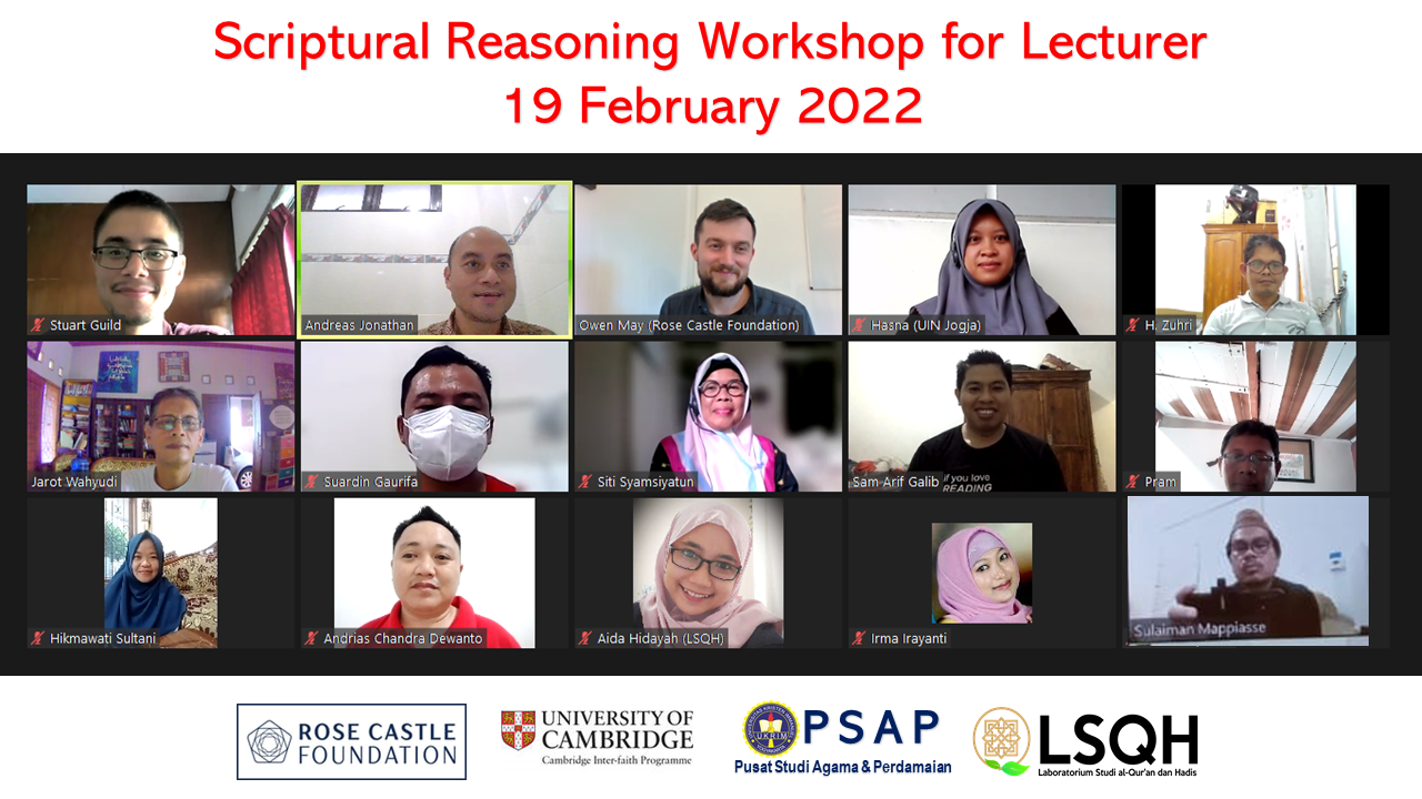 Participants in SR Workshop - UKRIM (Andreas Jonathan) and Rose Castle Foundation - February 2022 Gallery view of participants in the workshop