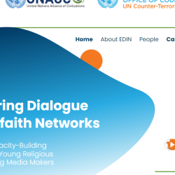 From the EDIN website, "Peer-to-peer capacity-building training between young religious leaders and young media makers"