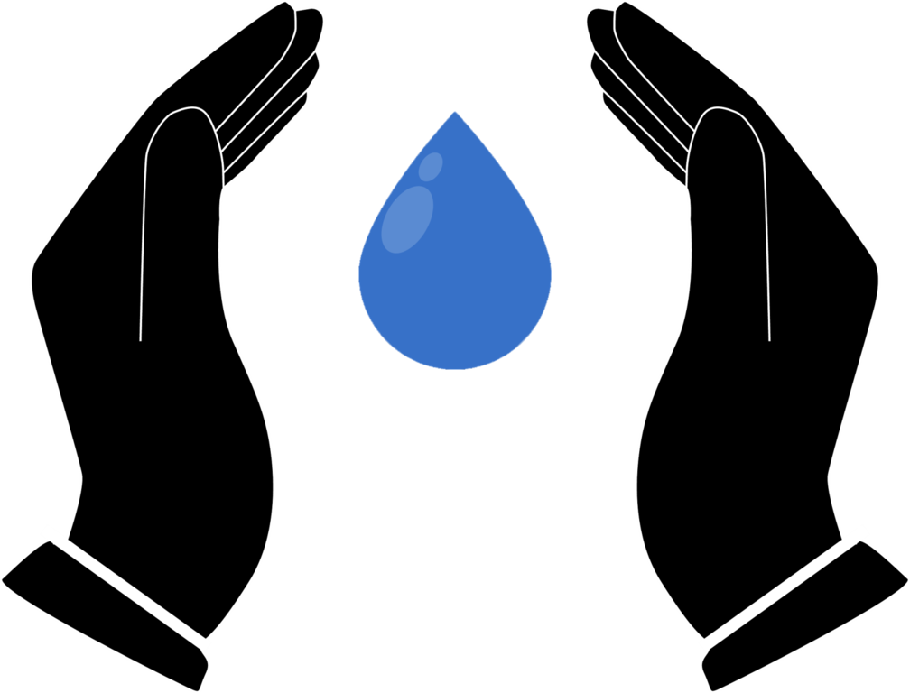 Hands held open, as if to catch a drop of water 